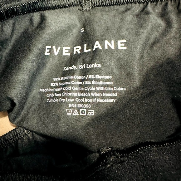 Everlane NWT The Cotton Boy Brief Cheeky High Waisted Panty Black Size Small - Picture 5 of 5